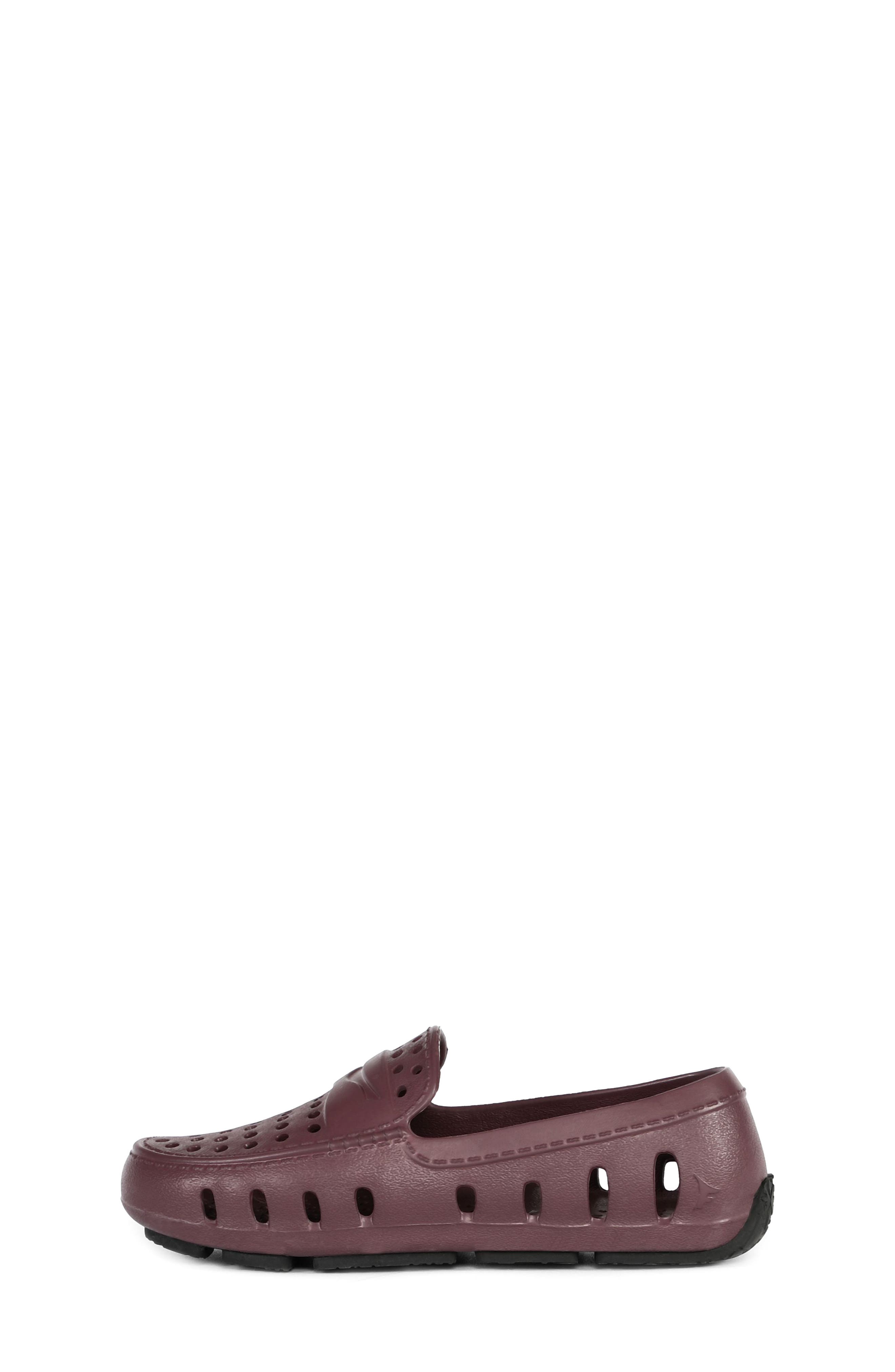 Kids' Prodigy Driver Classic Slip-On, Alternate, color, MAROON/BLACK