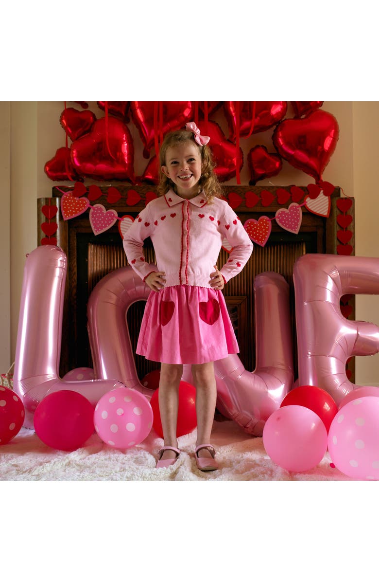 Rachel Riley Heart Intarsia Cardigan, Alternate, color,