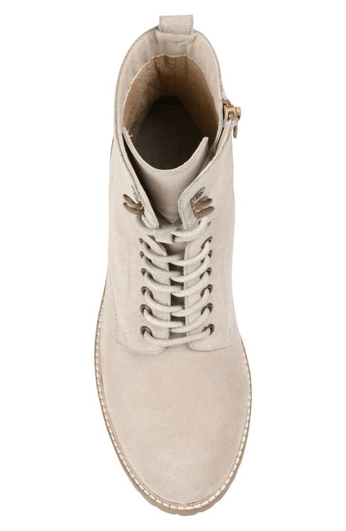 Journee Signature Malle Lace-up Boot In Sand