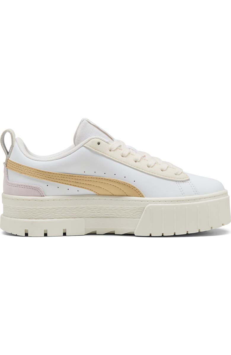 PUMA Mayze Classic Platform Sneaker, Alternate, color, Puma White-White