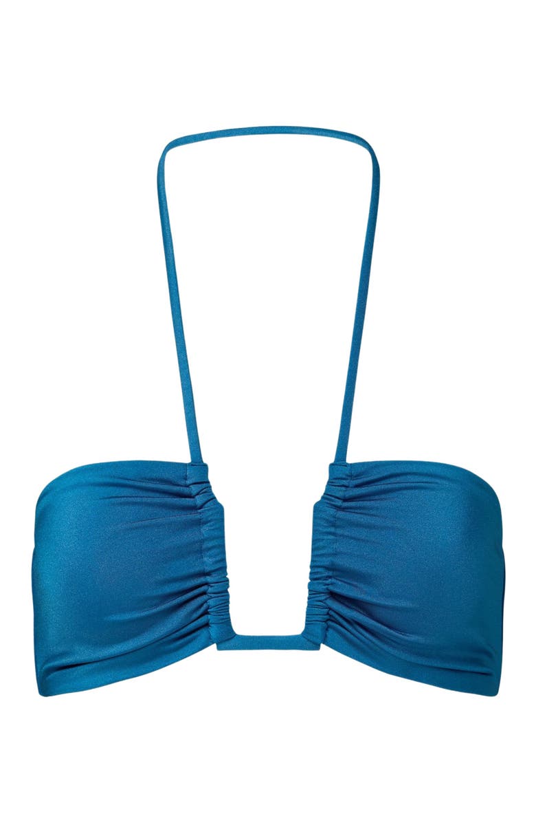 Onia Michela Bikini Top, Alternate, color, Mykonos Blue
