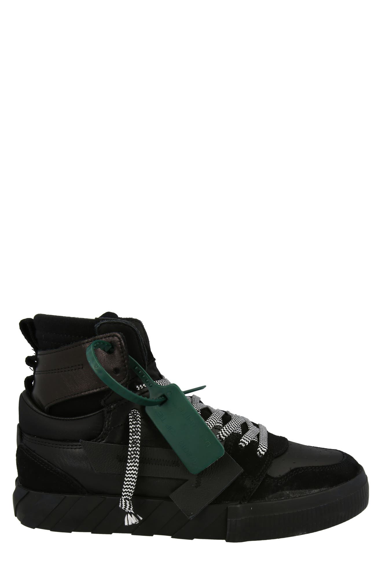 Off-White Vulcanized High Top Sneaker, Alternate, color, 