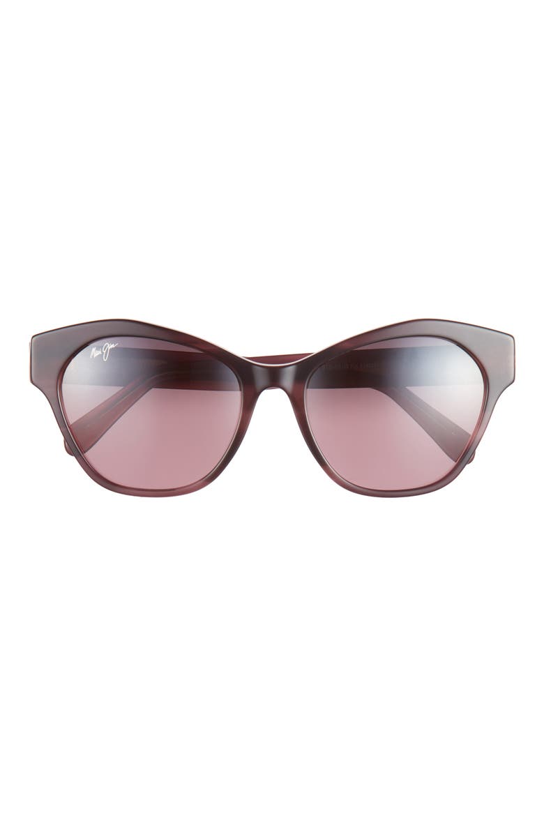 55mm Core Cat Eye Polarized Sunglasses, Main, color, PLUM PLUM ROSE