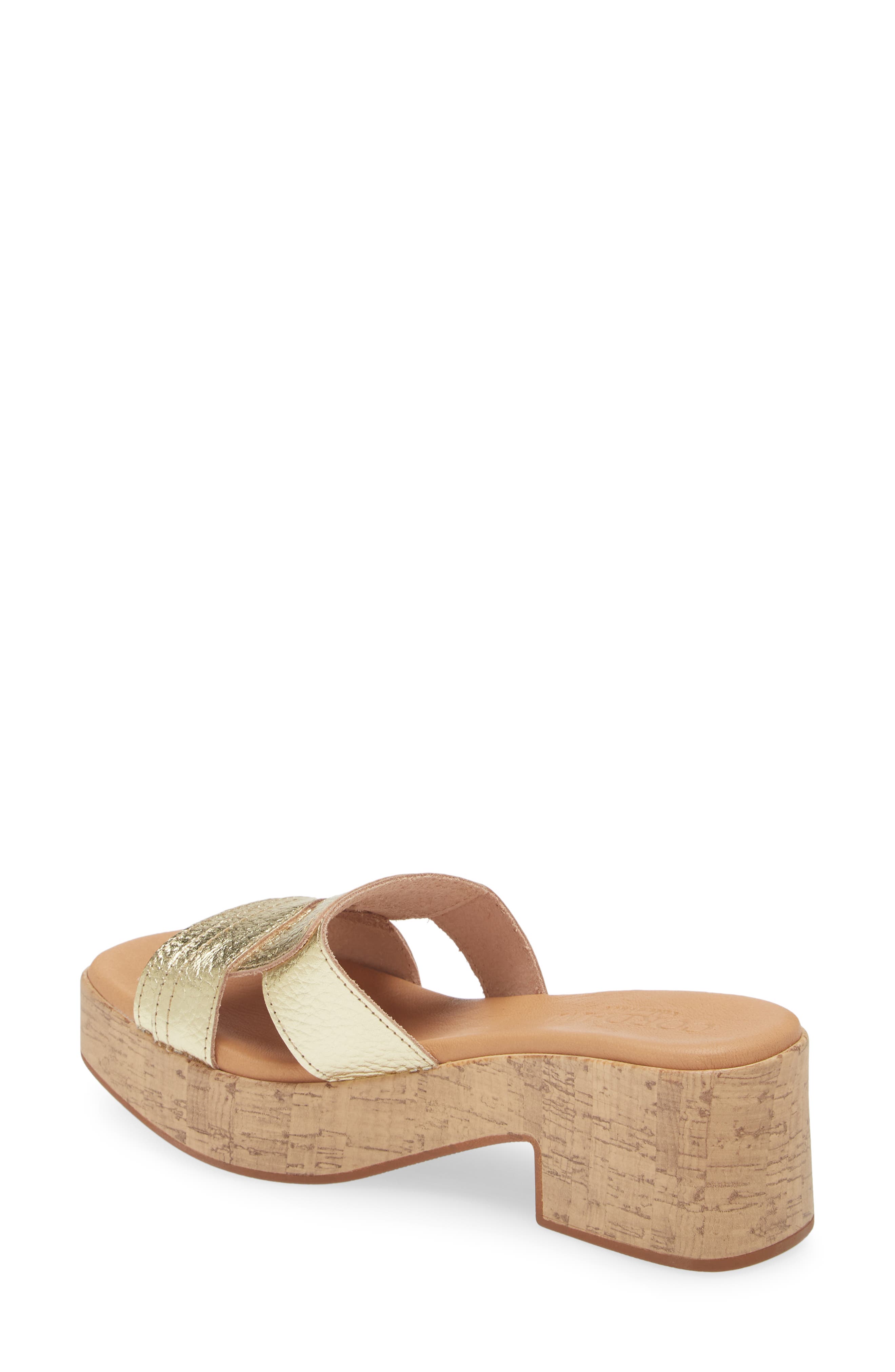 Cordani Marley Platform Slide Sandal, Alternate, color, Platino
