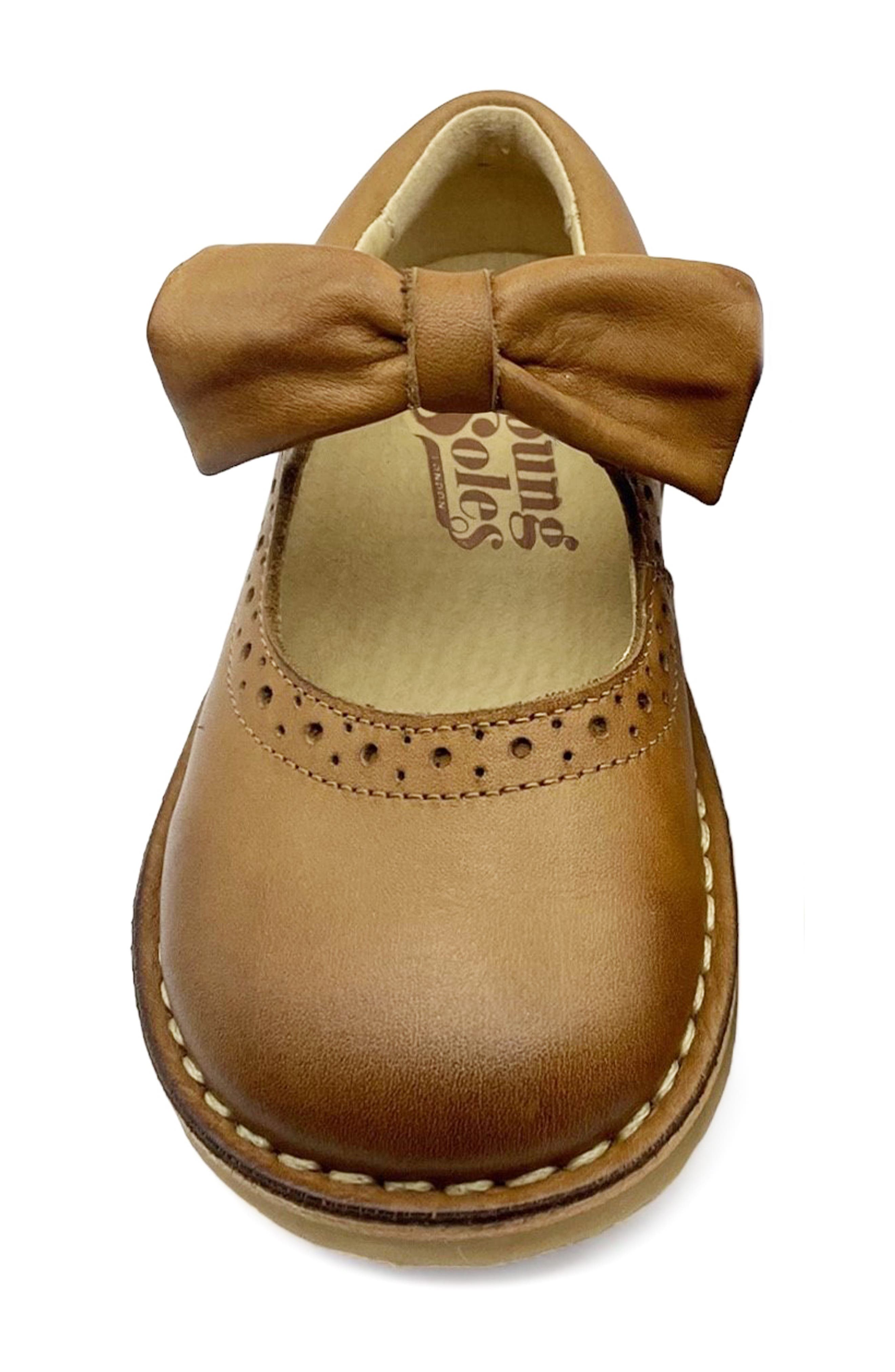 Martha Bow Kids Mary Jane Shoe, Alternate, color, Tan