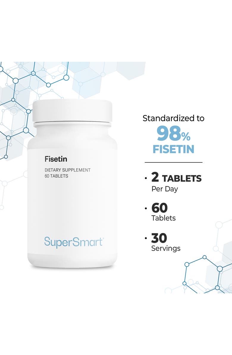 SuperSmart Fisetin 500mg per Day, Alternate, color, NO COLOR