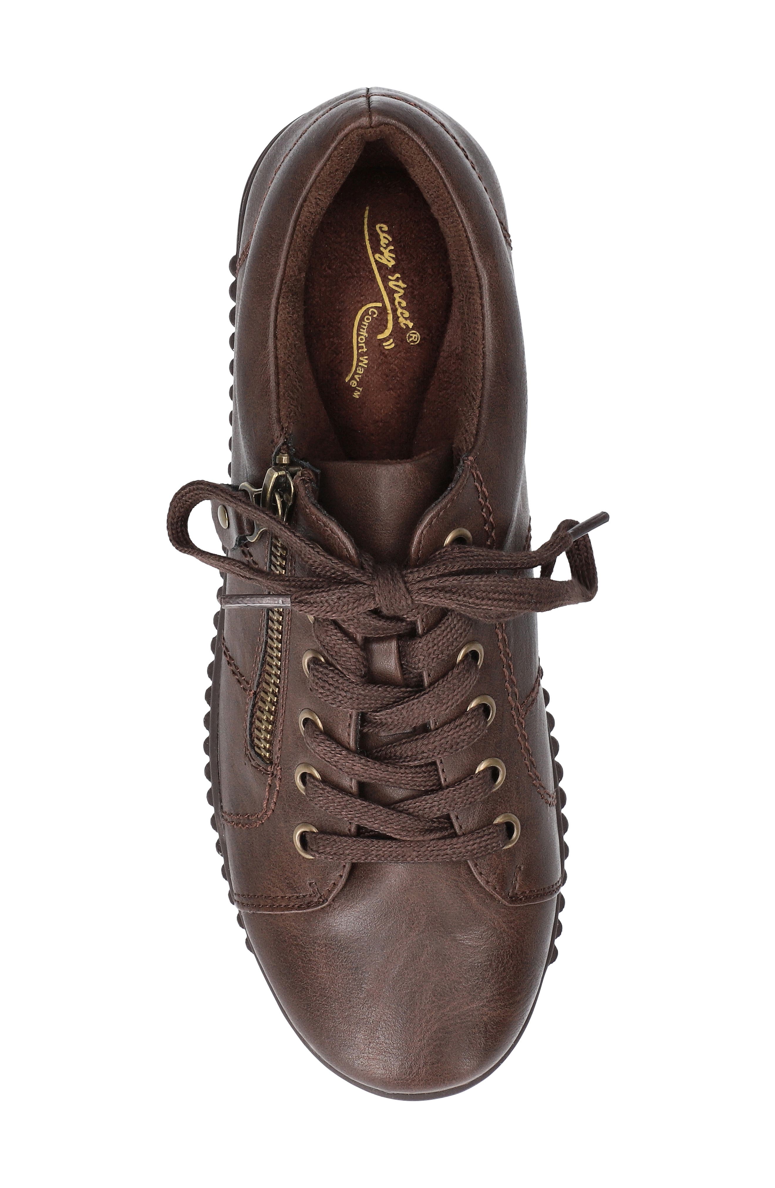EASY STREET Novie Sneaker, Alternate, color, Brown