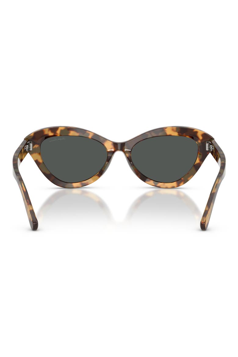 RL8236U 54mm Cat Eye Sunglasses, Alternate, color, SPOTTY HAVANA / GREY