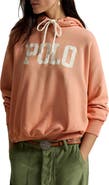 Polo Ralph Lauren Logo Lightweight Cotton Blend Fleece Hoodie