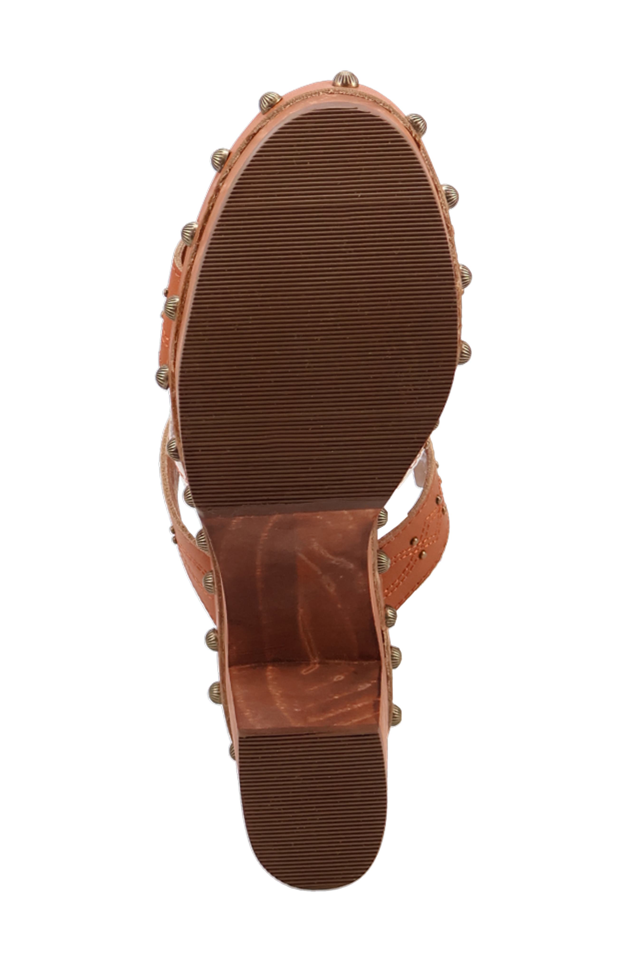 Dingo Chateau Platform Wedge Sandal, Alternate, color, Russet