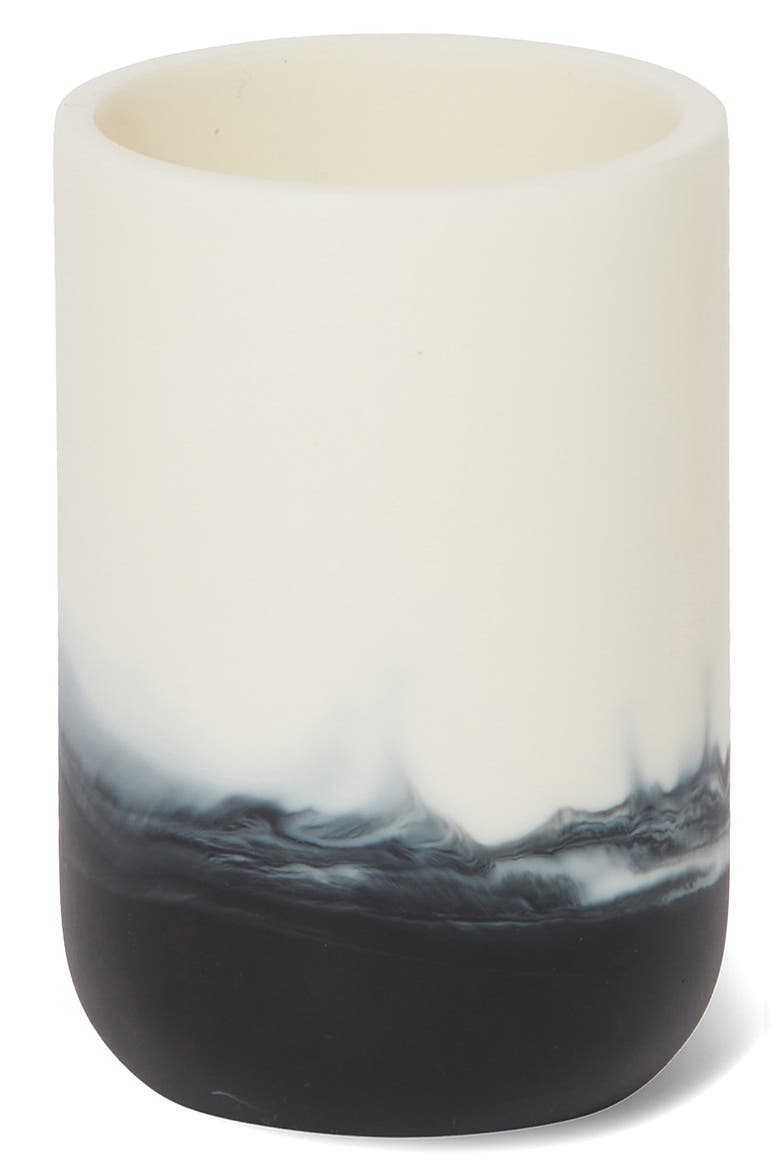 Ombré Tumbler, Main, color, WHITE/ BLACK