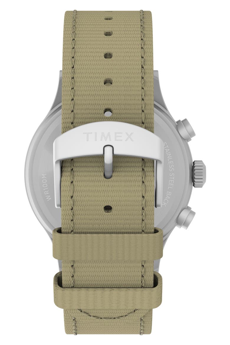 Expedition Sierra Chronograph Fabric Strap Watch, Alternate, color, TAN