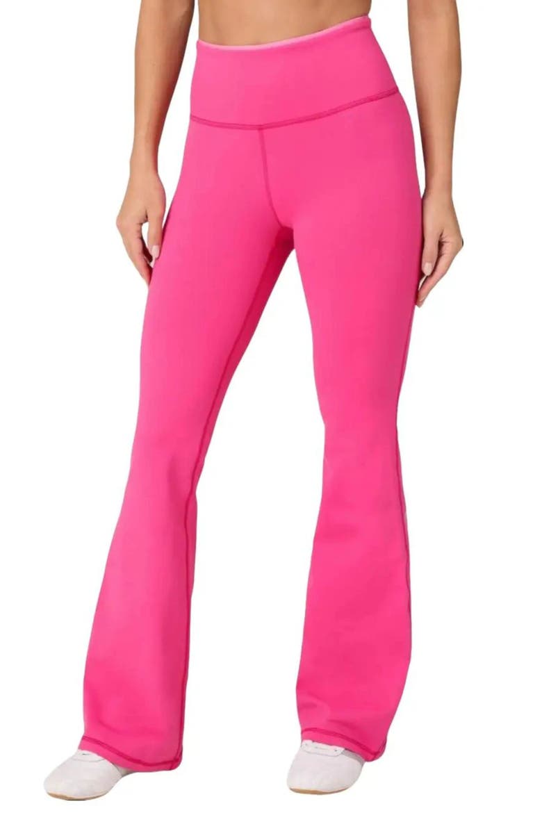 Boost PowerHold High-Waisted Flare Pant, Main, color, Pink Crush