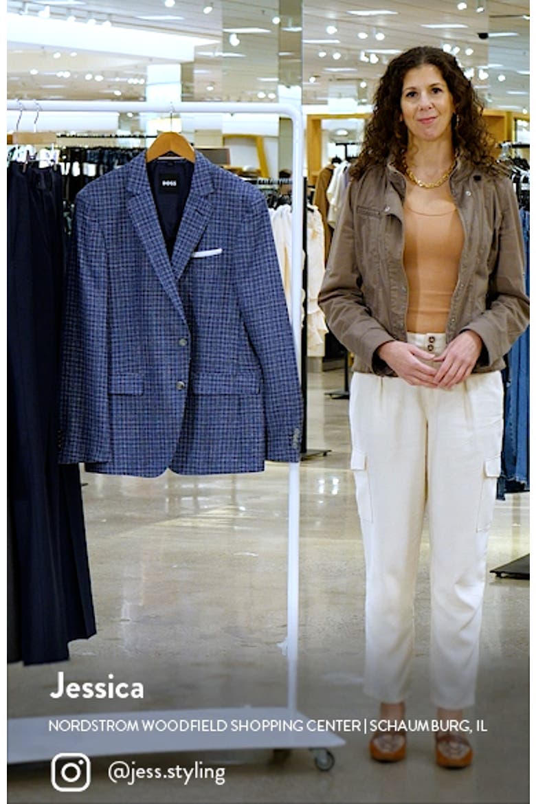 Hugo Boss Hutson Plaid Wool Blend Sport Coat video