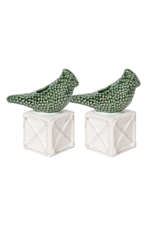 Berry & Thread Bird Set of 2 Candlesticks