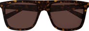 Gucci 57mm Square Sunglasses