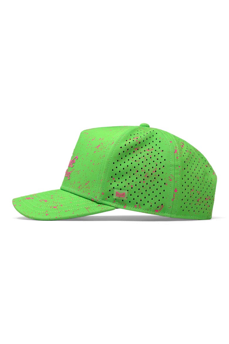 Odysea Neon Drip Hydro Performance Snapback Hat, Alternate, color, SLIME