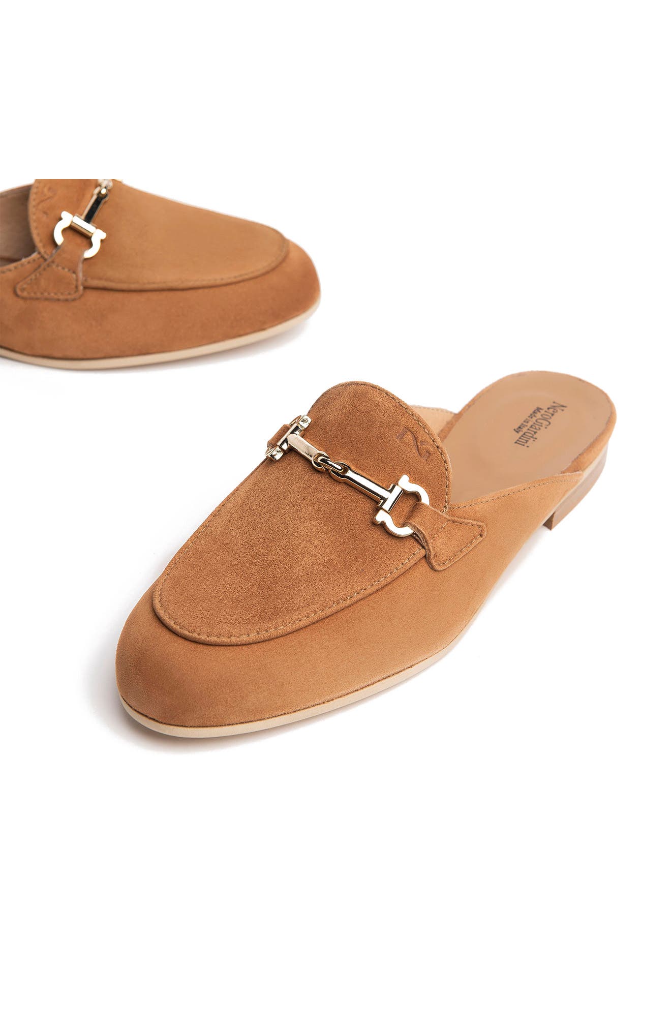 NeroGiardini Horsebit Mule, Alternate, color, Rust