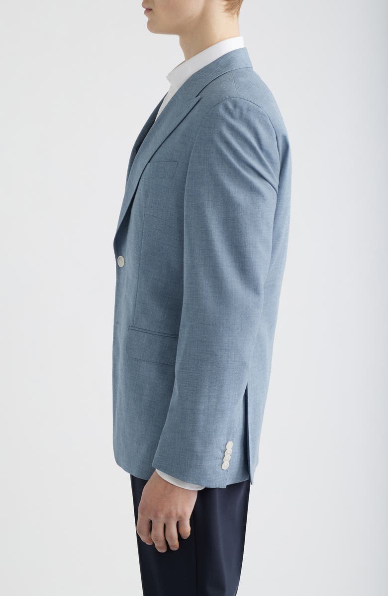 BOSS Hutson Wool Blend Jacket, Alternate, color, Open Blue