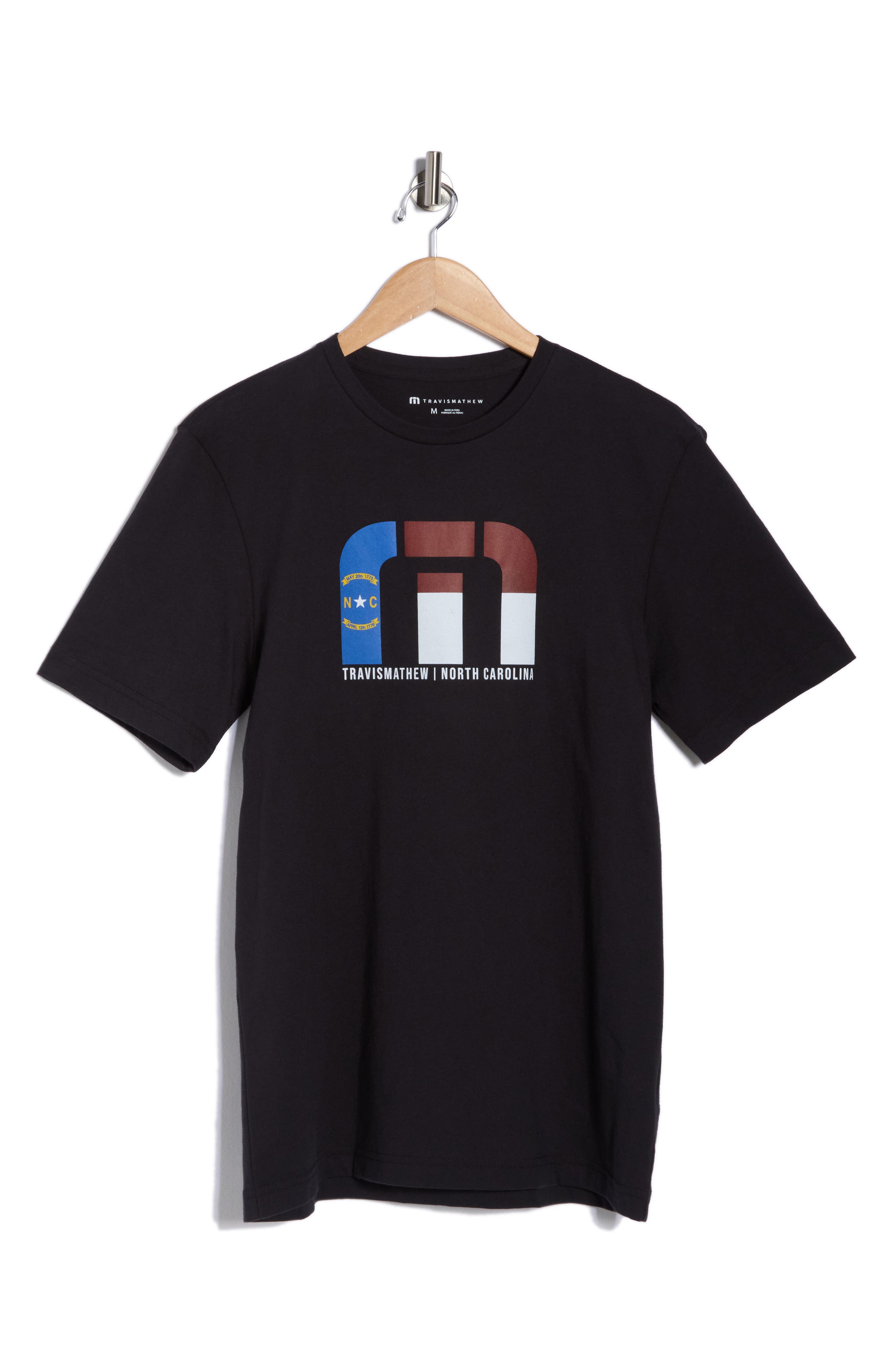TravisMathew Record Locator Cotton Graphic T-Shirt