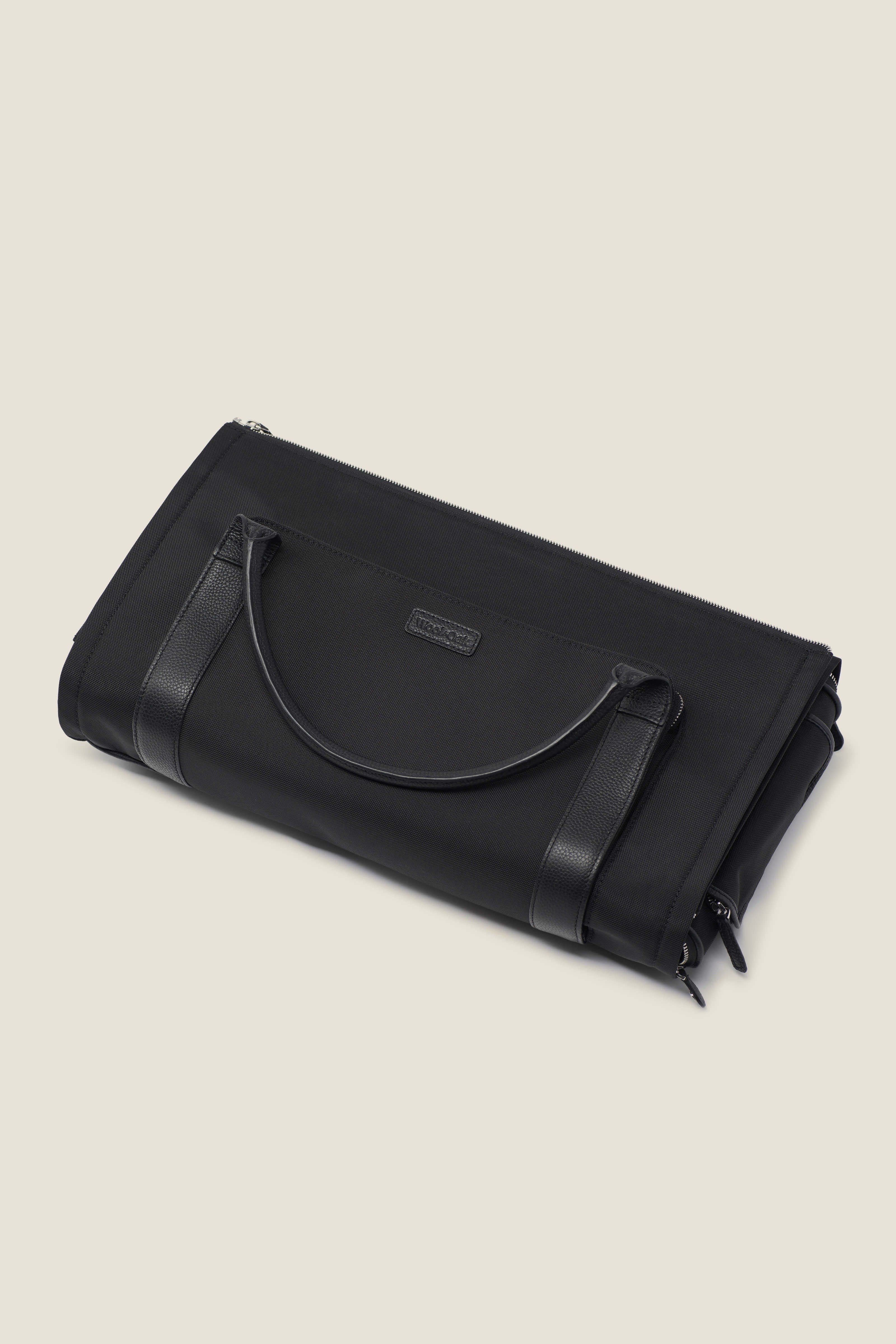 Nova Convertible Rolling Nylon Garment Duffle, Main, color, Black Nylon