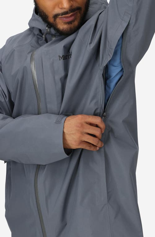 Marmot Waypoint Gore-tex® Waterproof Hooded Jacket In Gray