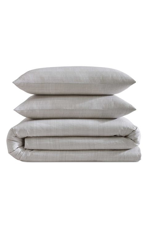 Textural Rib Duvet Cover & Sham Set