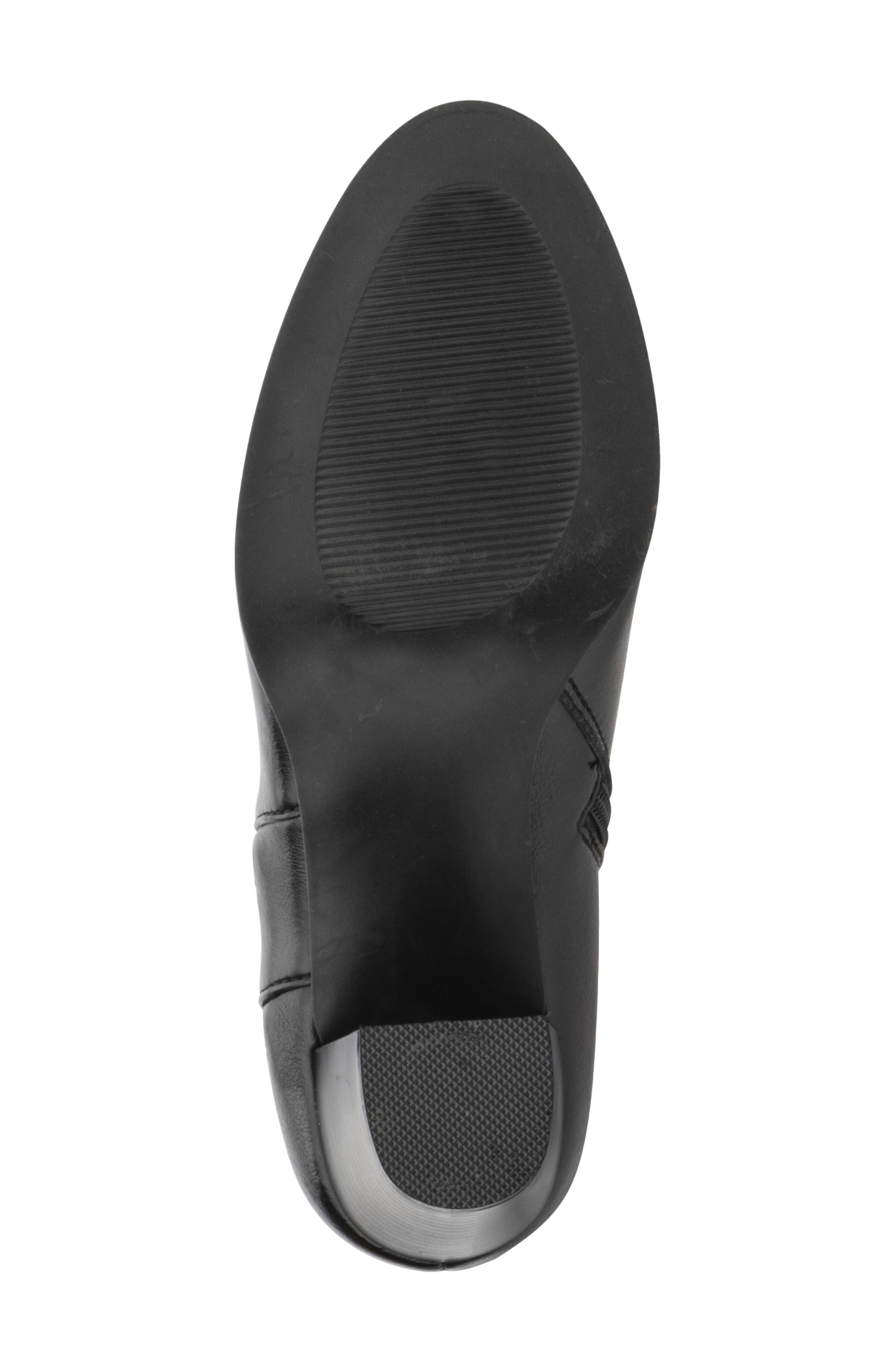 NEW YORK AND COMPANY Andrina Faux Leather Zip Tall Boot, Alternate, color, Black