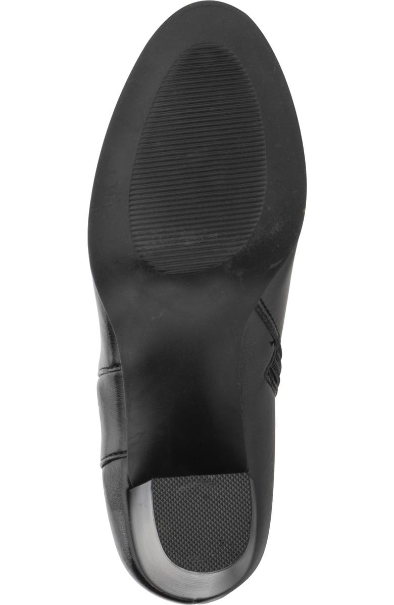 NEW YORK AND COMPANY Andrina Faux Leather Zip Tall Boot, Alternate, color, Black