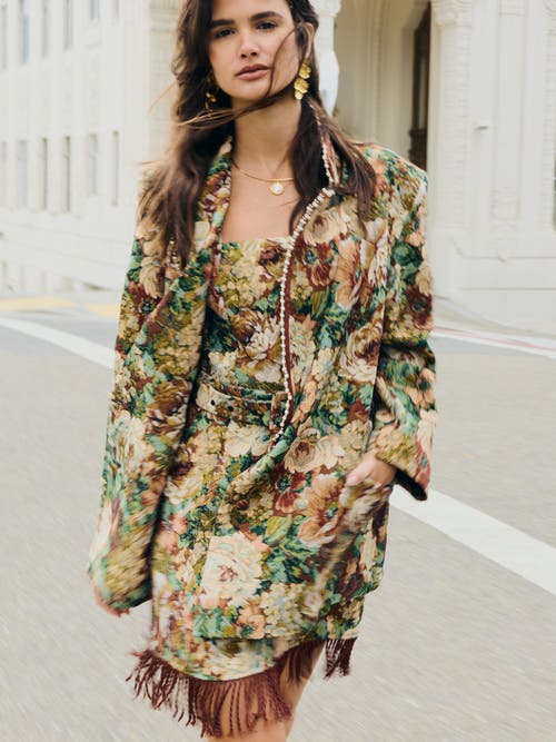 Eddy Sarah Bird Mini Dress In Multi