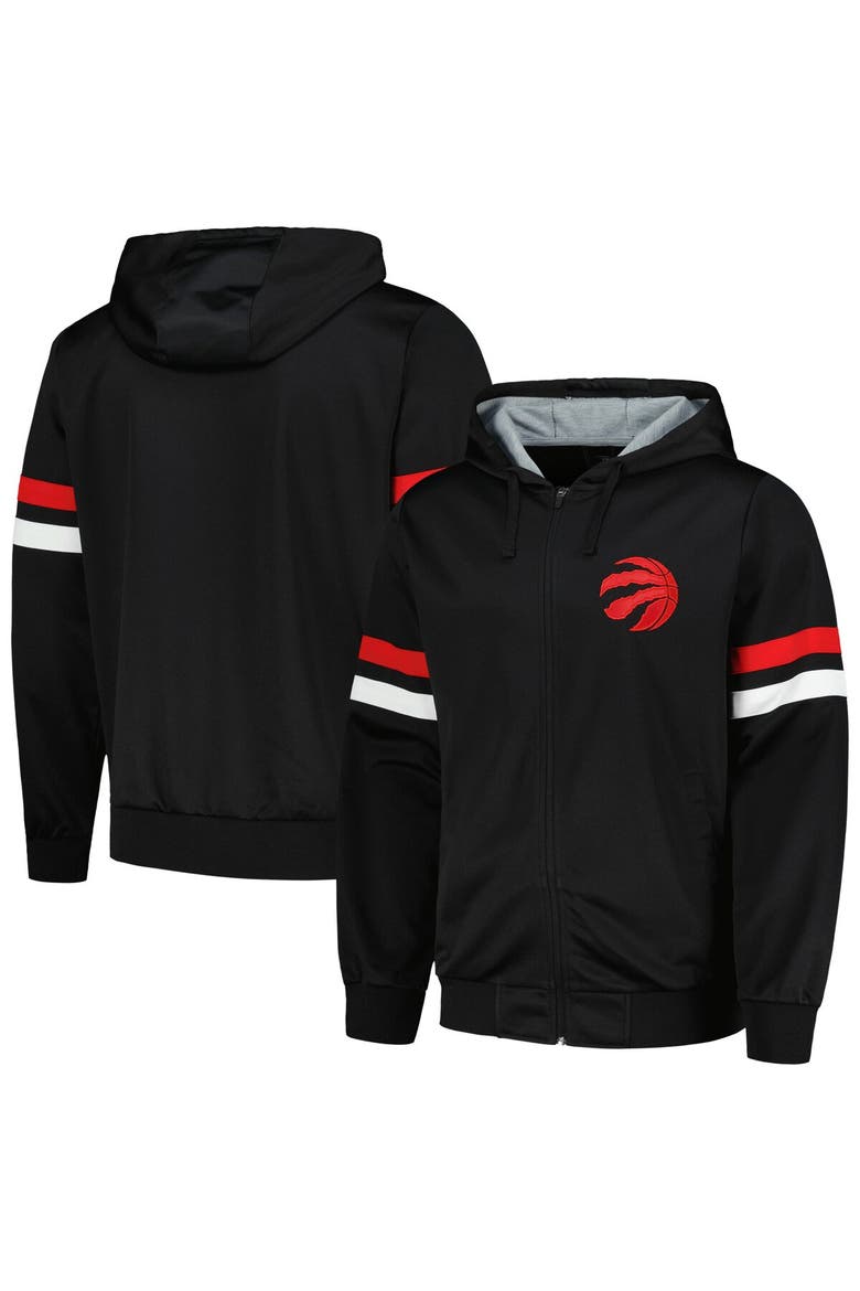 Men's G-III Sports by Carl Banks Black Toronto Raptors Contender Full-Zip Hoodie Jacket, Alternate, color, Black