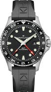 Hamilton Khaki Navy Scuba GMT Automatic Rubber Strap Watch, 43mm