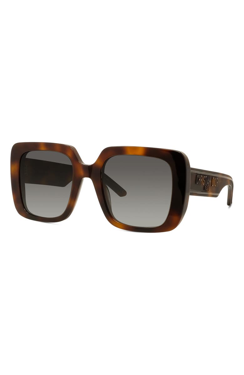 DIOR Wildior S3U 55mm Square Sunglasses, Alternate, color,