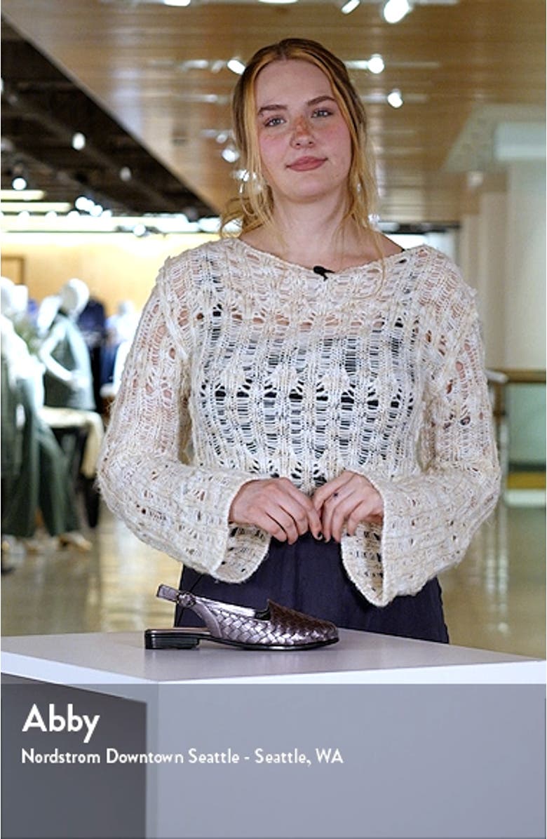 Lea Slingback Flat, sales video thumbnail