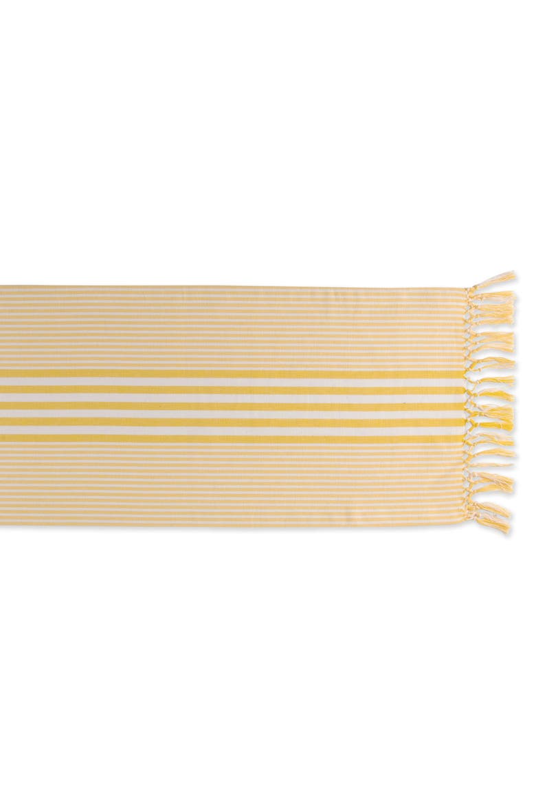 Deep Yellow Stripes Table Runner, Alternate, color, Deep Yellow
