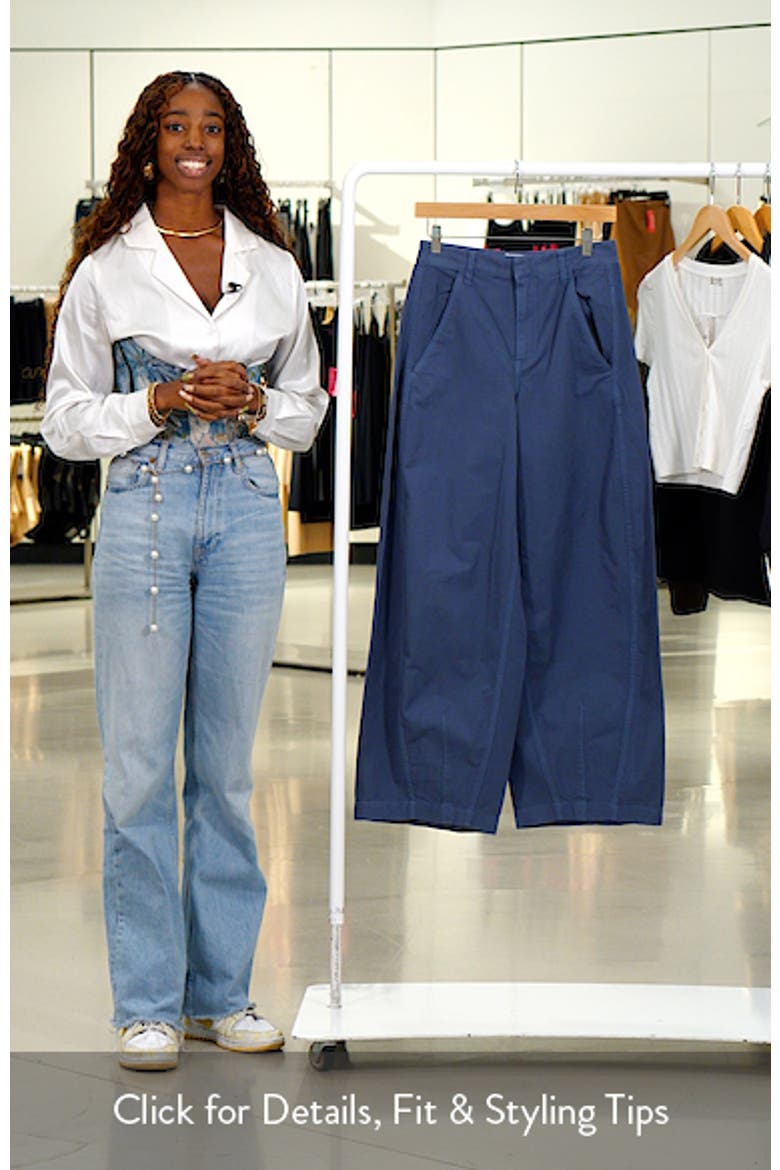 Rylee Wide Leg Chinos video