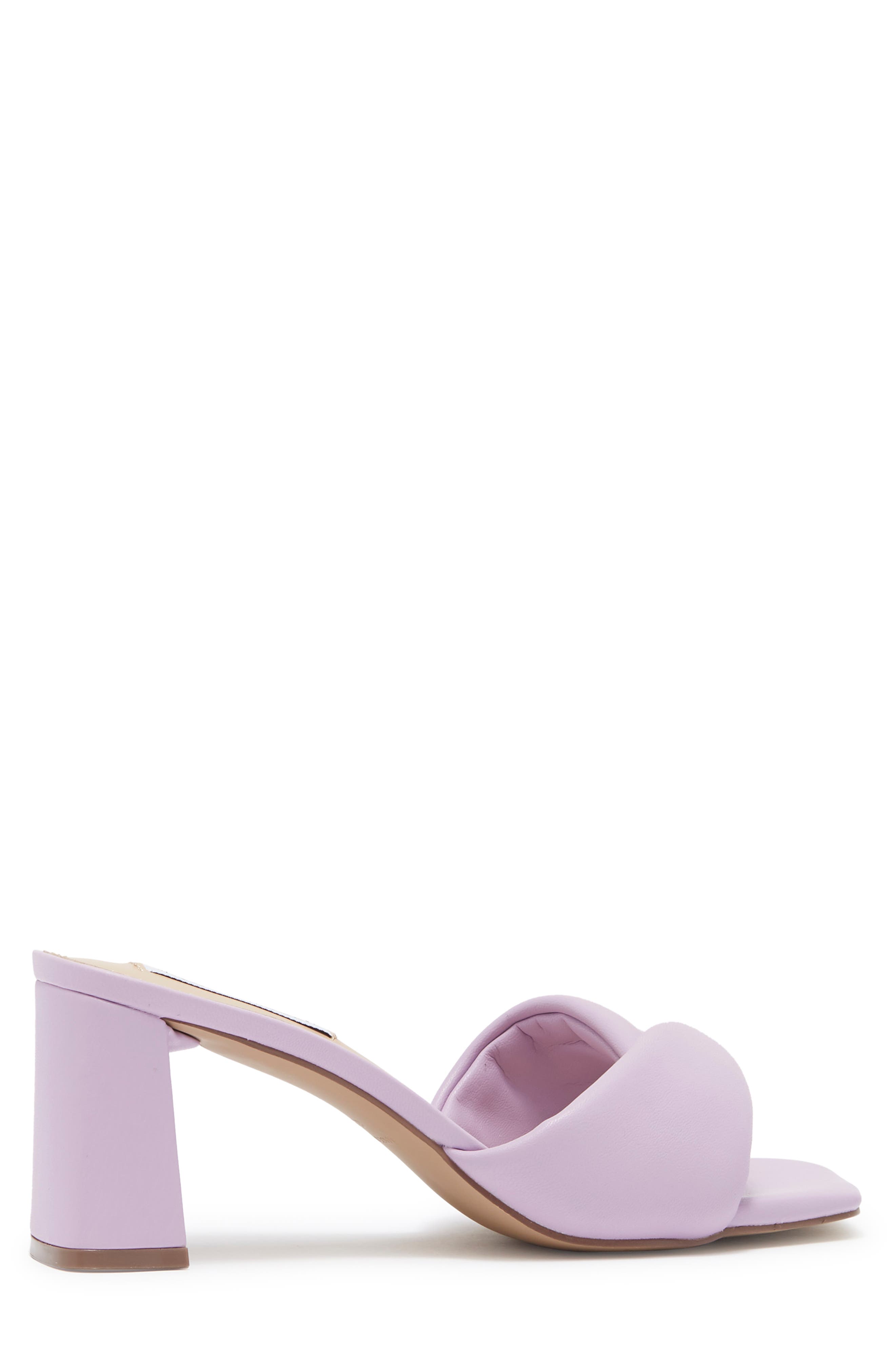 Sway Heeled Slide Sandal, Alternate, color, LILAC PU