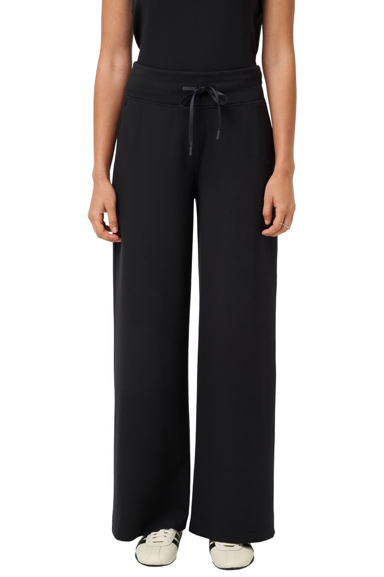 Skyloft Soft Wide Leg Pants, Main, color, BLACK