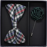 Ben Sherman Bow Tie & Lapel Pin Set