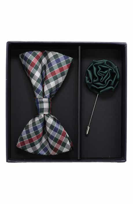 Ben Sherman Bow Tie & Lapel Pin Set