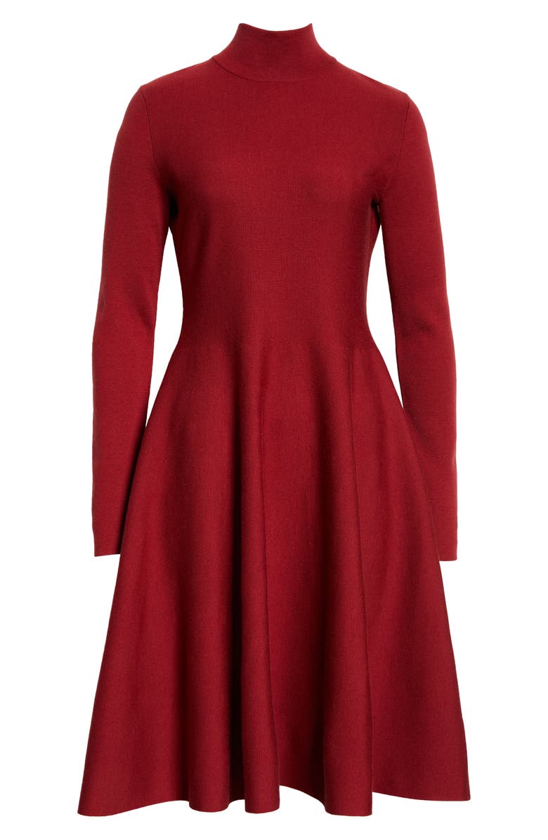 Akris punto Long Sleeve Knit Dress, Alternate, color, 