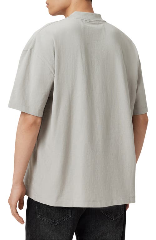 Allsaints Xander Crewneck T-shirt In Gray