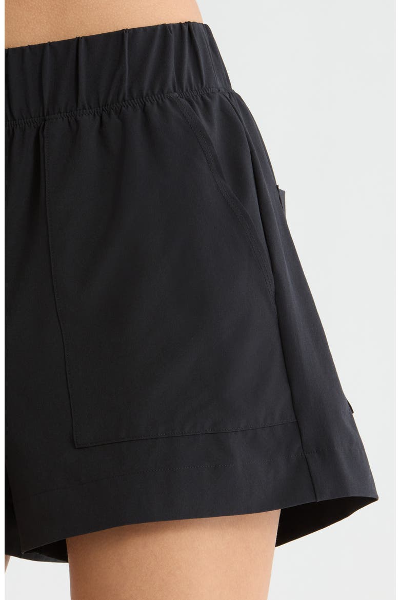 Stretch Easy Shorts, Alternate, color, TRUE BLACK