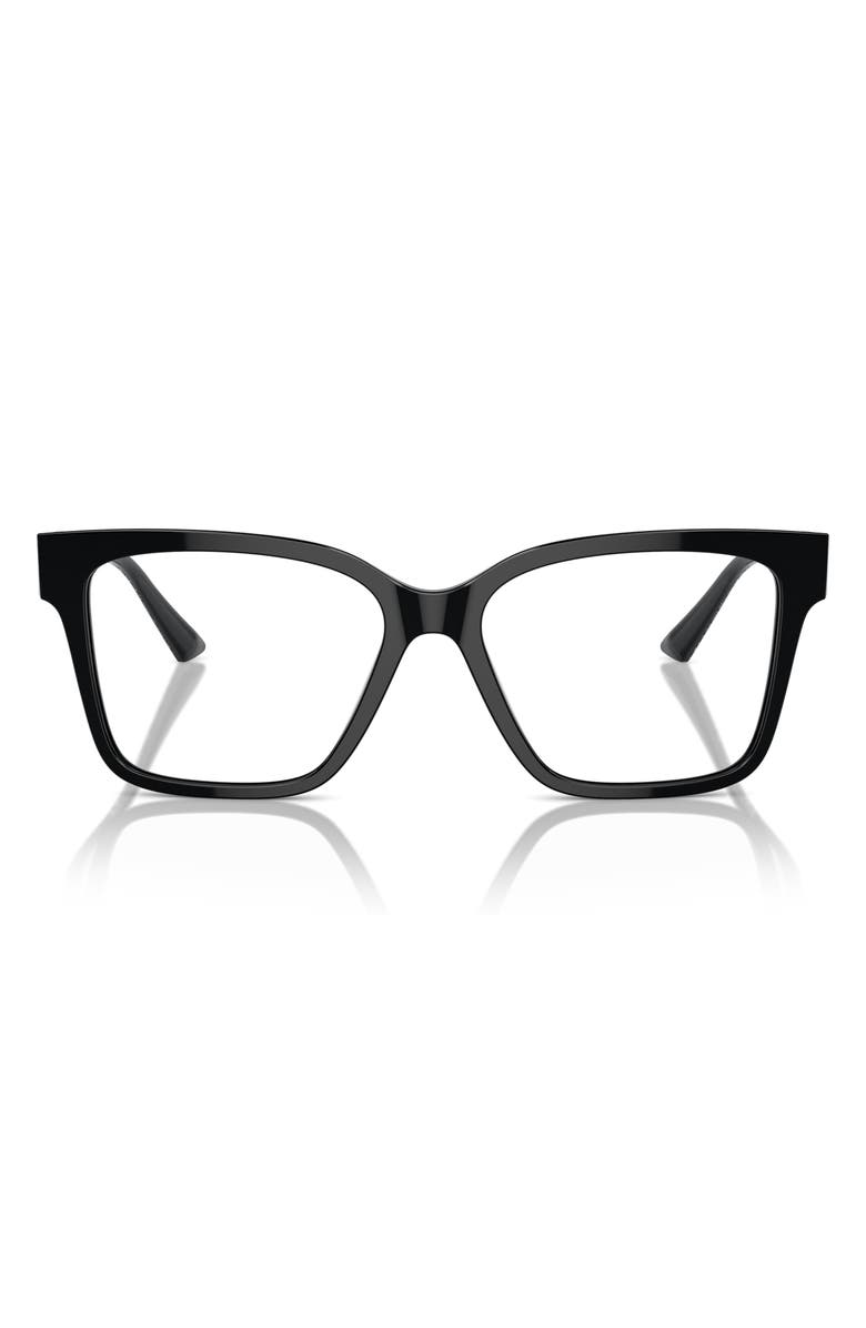 Jimmy Choo 53mm Pillow Optical Glasses, Main, color, Black / Demo Lens