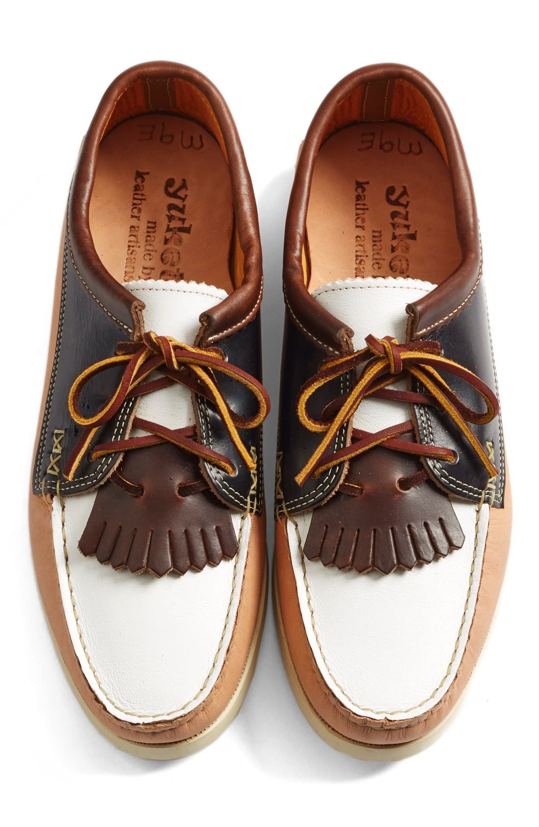 YUKETEN Kiltie Blucher Moccasin, Main, color, 