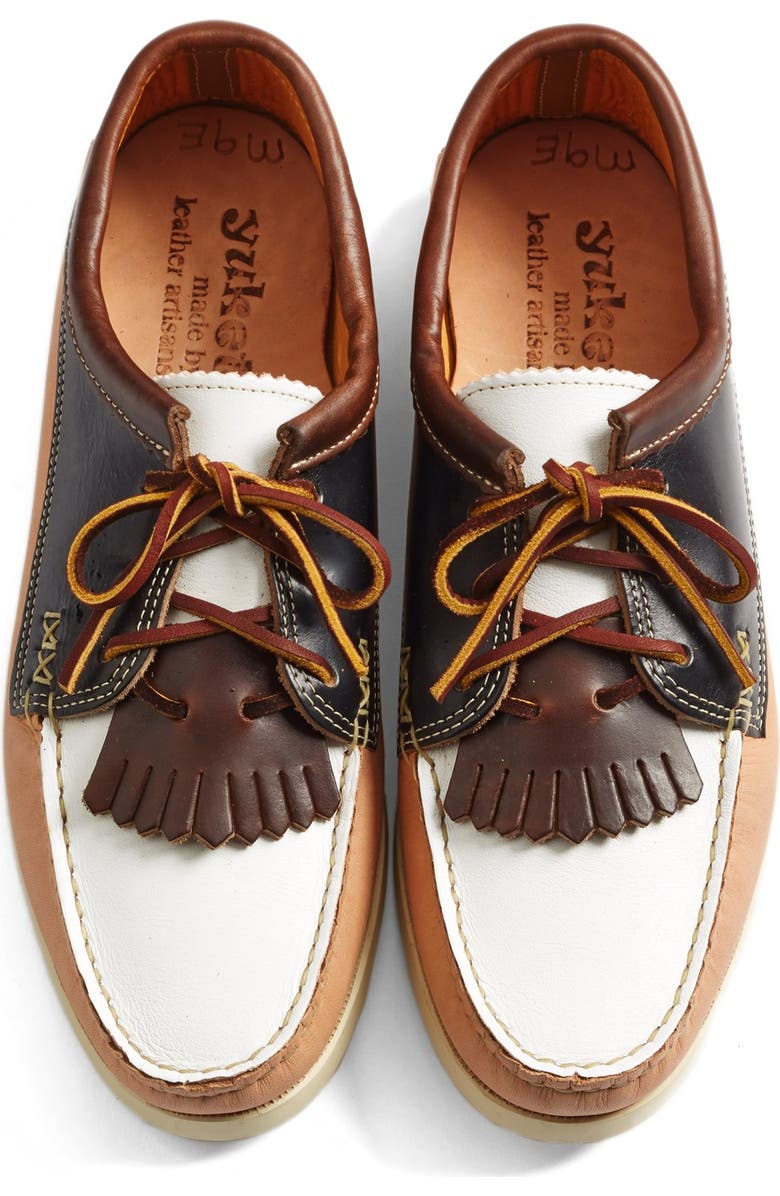 YUKETEN Kiltie Blucher Moccasin, Main, color,