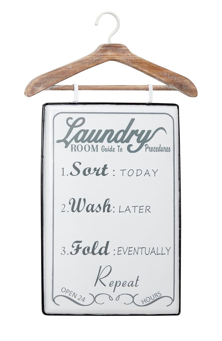SONOMA SAGE HOME White Farmhouse Words & Text Wall Decor, Main, color,