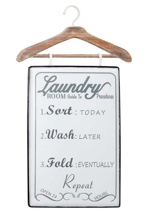 White Farmhouse Words & Text Wall Decor