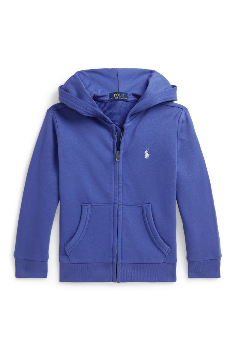 Kids' French Terry Zip Hoodie, Main, color, LIBERTY