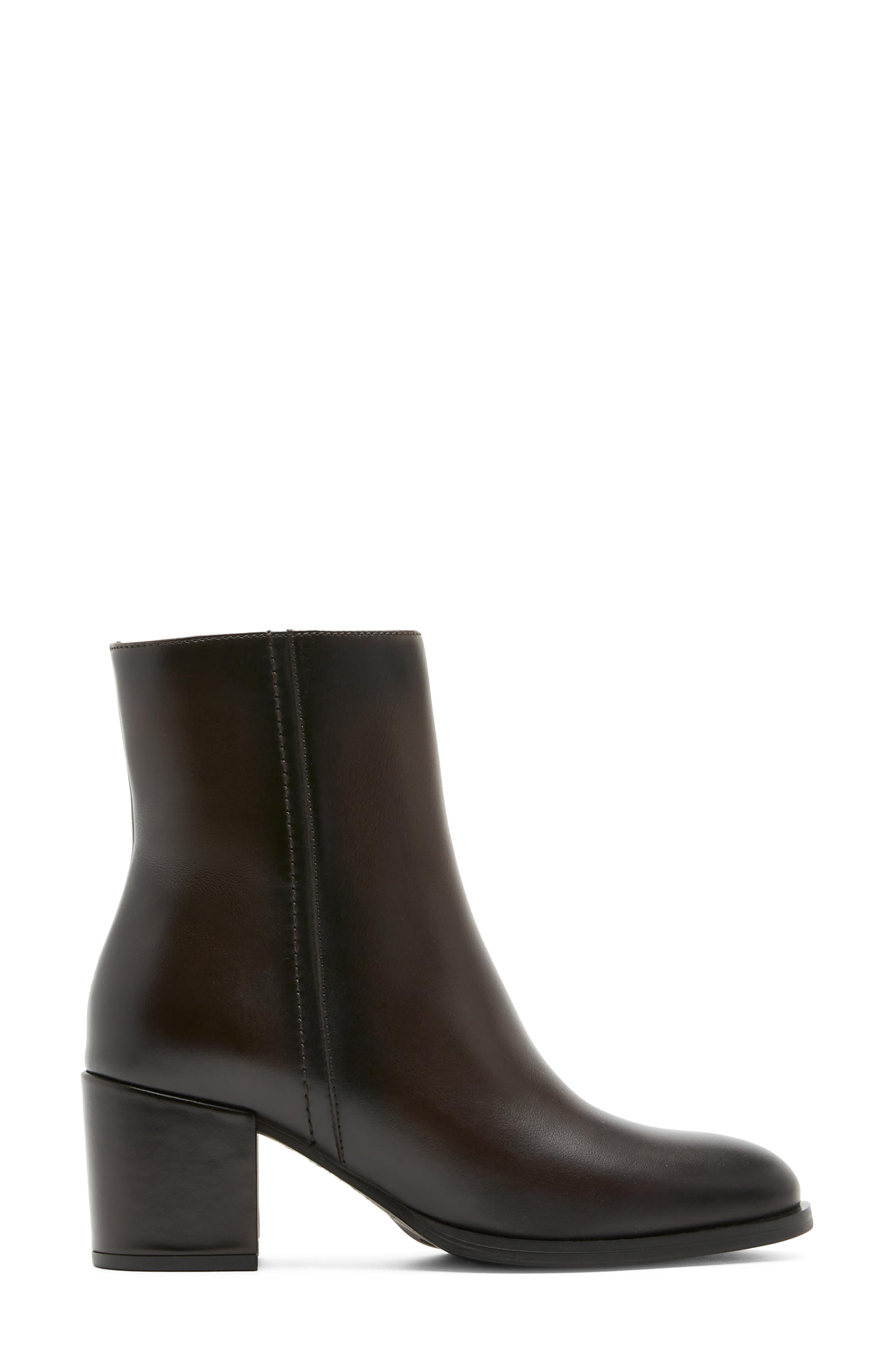 Kent Leather Bootie, Alternate, color, BROWN LEATHER